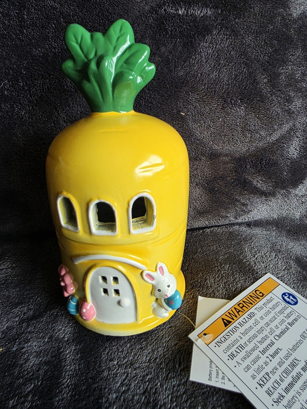 New Lit Polyresin Easter Carrot House Lamp Spritz limited-edition 2026 home deco